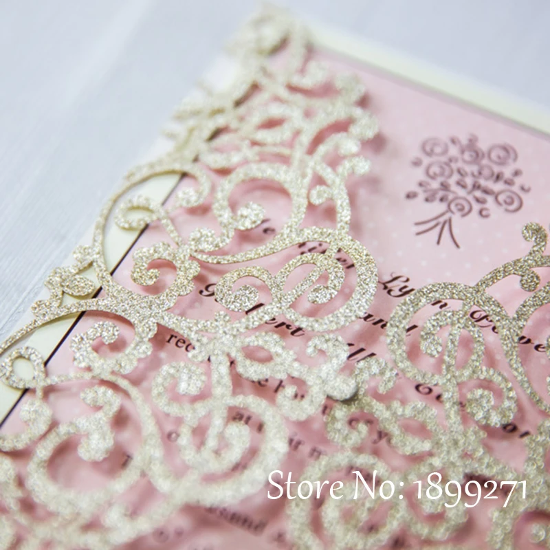 Paper laser cut free sample wedding invitation card factory printing 2017 | Дом и сад
