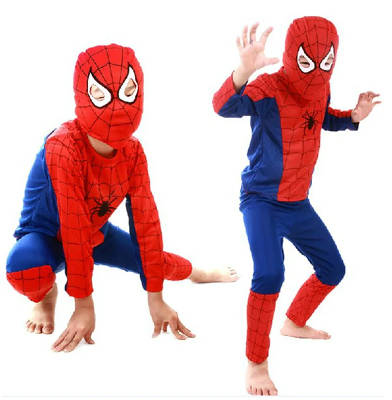 Карнавальный Рождественский Костюм Супермена костюм Человека-паука Бэтмена