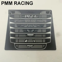 metal stainless steel intake hood black middle net for 114 tamiya rc truck car scania r730 upgrade parts