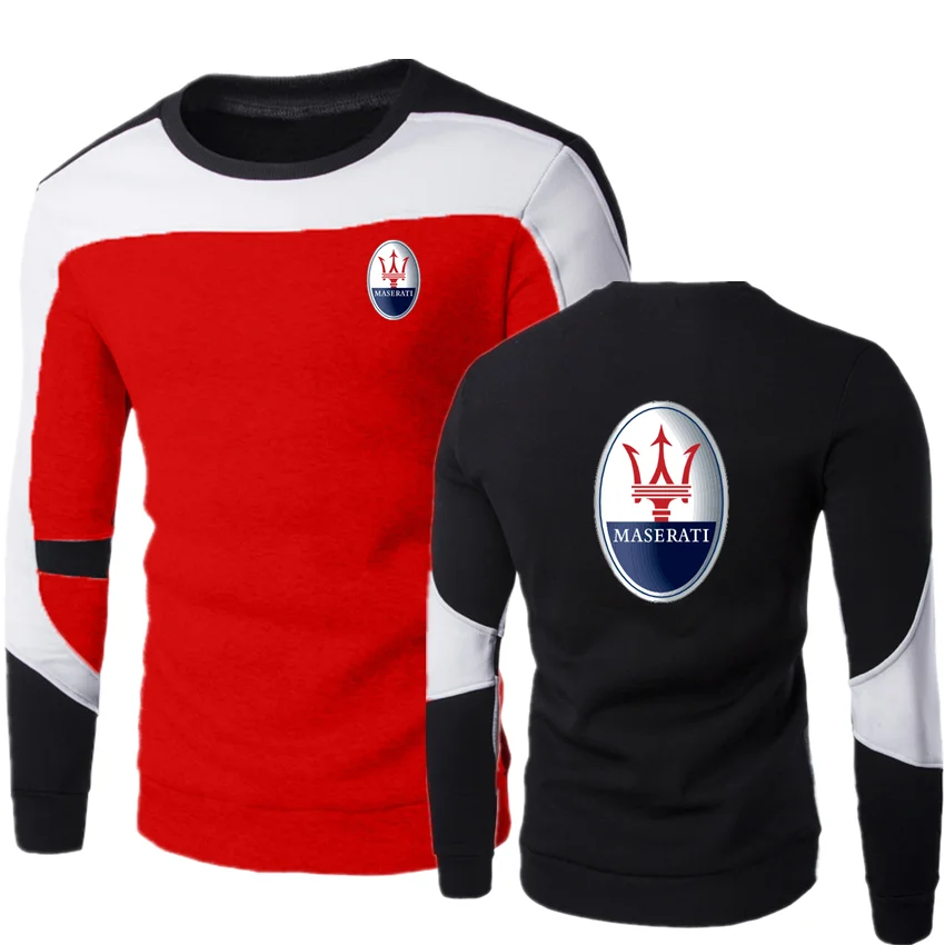 

Maserati Car Logo Printing 2021 Autumn Winter New Men's Round Neck Pullover Sweatshirt Korean Casual Fashion Pullover DG-7