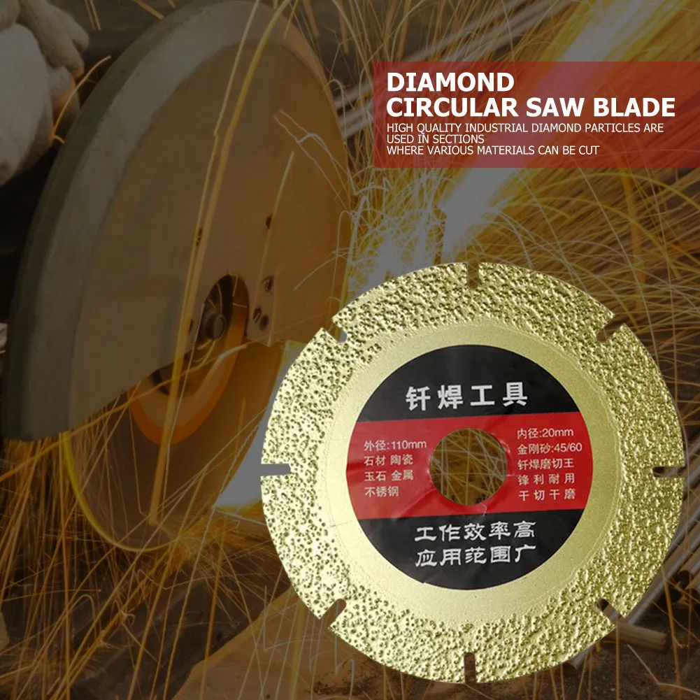 

Cutting Disc Ceramic Marble Blade Hot-pressed Sintered Diamond Stones Segment Strong Toughness Metal Portable Supplies