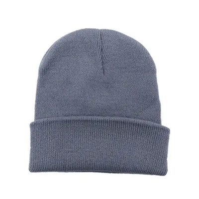 Light Gray Одноцветная шапка унисекс, осенне-зимняя шерстяная мягкая теплая вязаная шапка для мужчин и женщин, шапка с черепом, лыжная шапка, шапки s Beanies - Цвет: Light Gray