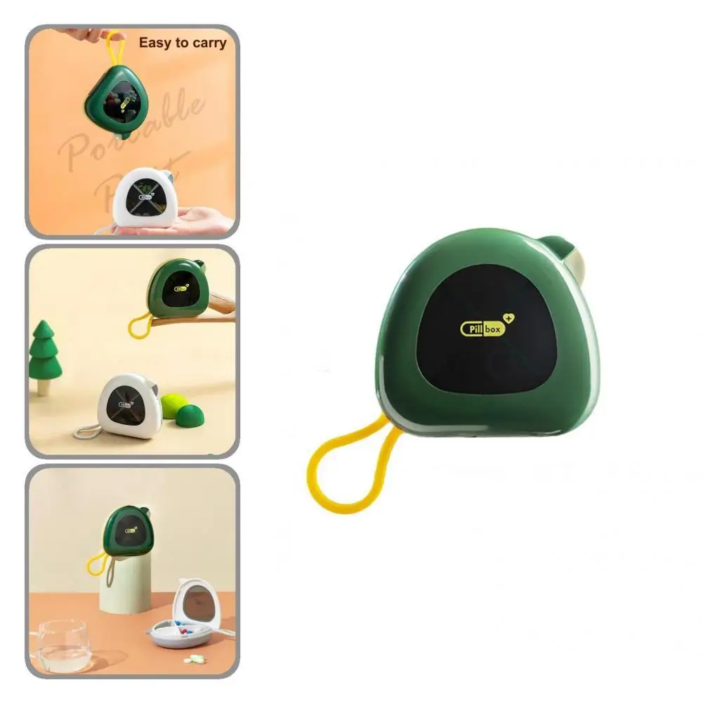 

Multi-purpose Useful Easy to Carry Weekly Pill Organizer ABS Pill Container Nice-looking for Home