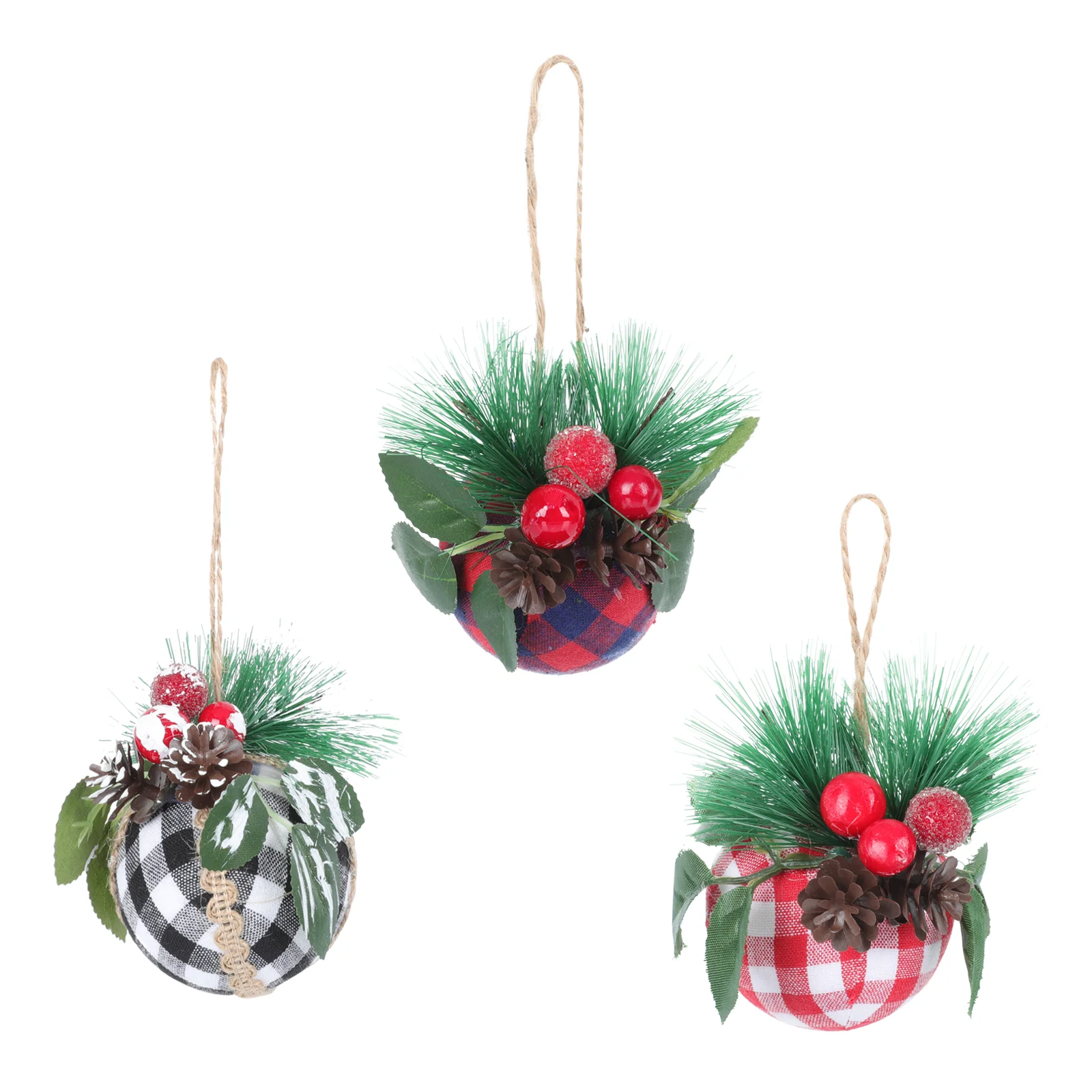 

6Pcs Xmas Scene Pendants Home Hanging Ornaments Party Tree Hanging Balls