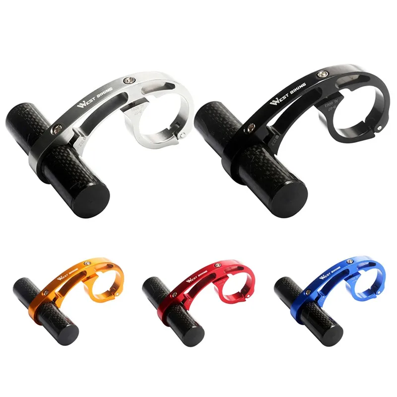 

Bike Cycling Handlebar Cicyle Extender Holder Racks Extension Bracket Aluminum Alloy Tube Single Pole Handlebar Holder