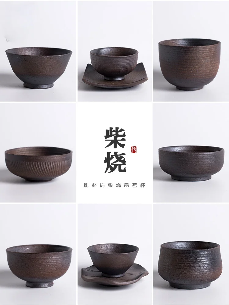 Керамическая чайная чашка ручной росписи керамическая китайская кунг-фу