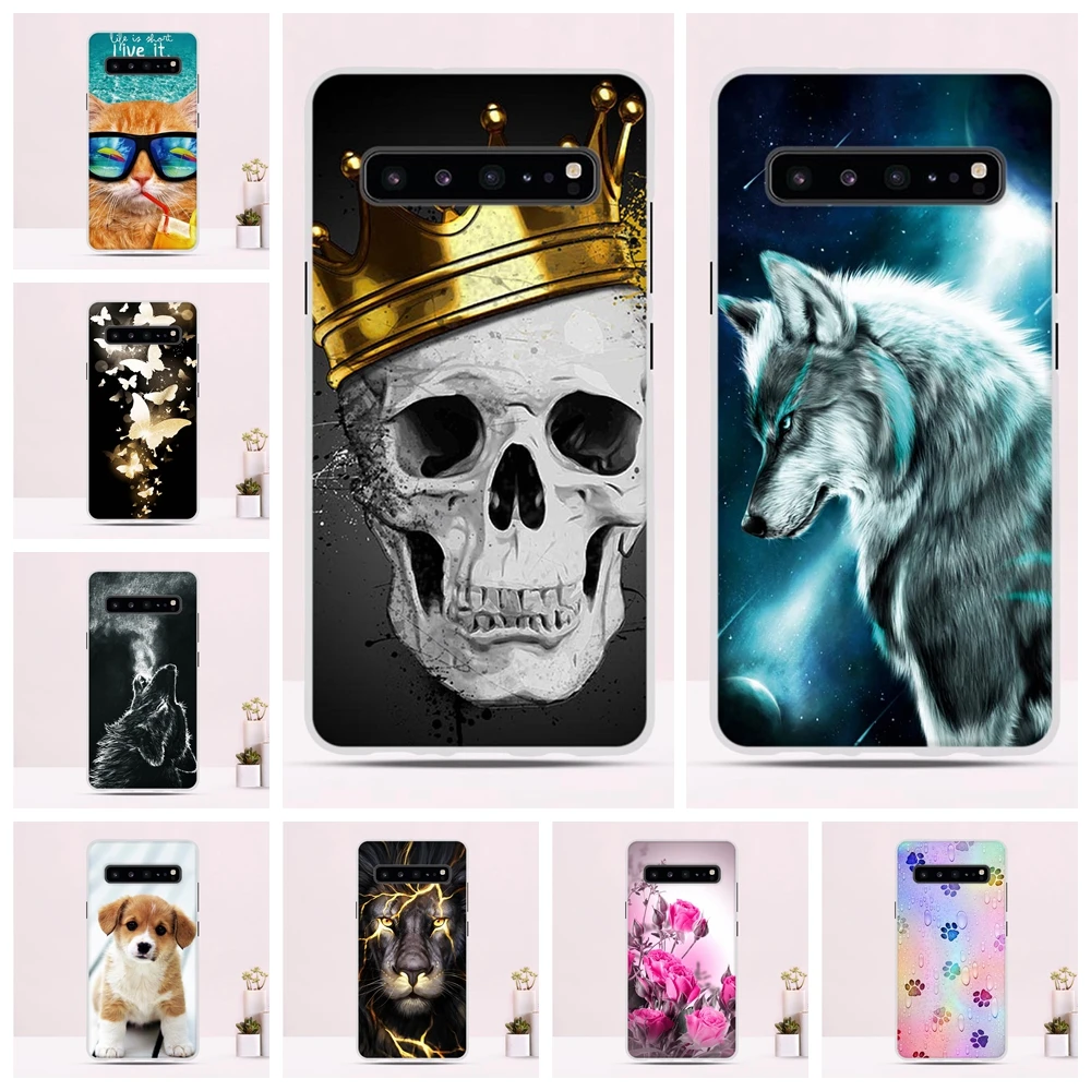 Чехол для Samsung Galaxy S10 силиконовый мягкий резиновый чехол с принтом gs10 рисунком