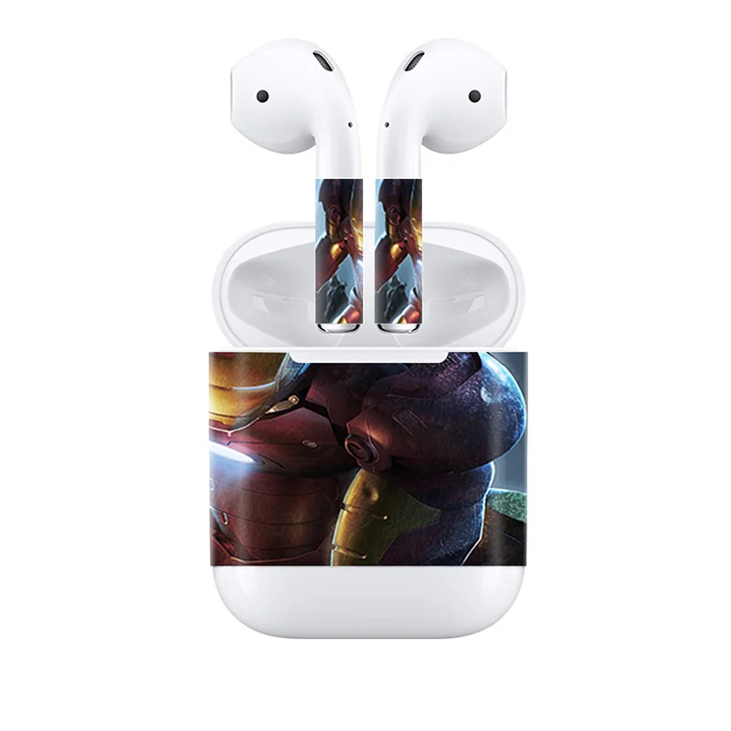 Крутой дизайн 14 цветов в Стокер Airpods наклейка для Apple Airpods водостойкие Переводные картинки кожи