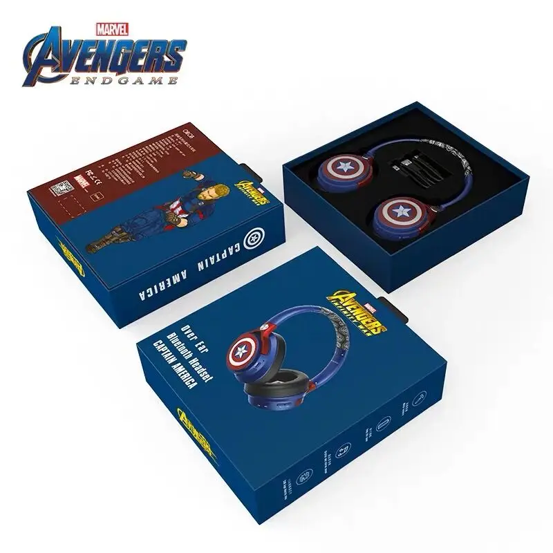 MARVEL The Avengers беспроводные наушники blutooth Limited EditIron Man Капитан Америка пантера Игровые наушники для ПК мобильный телефон