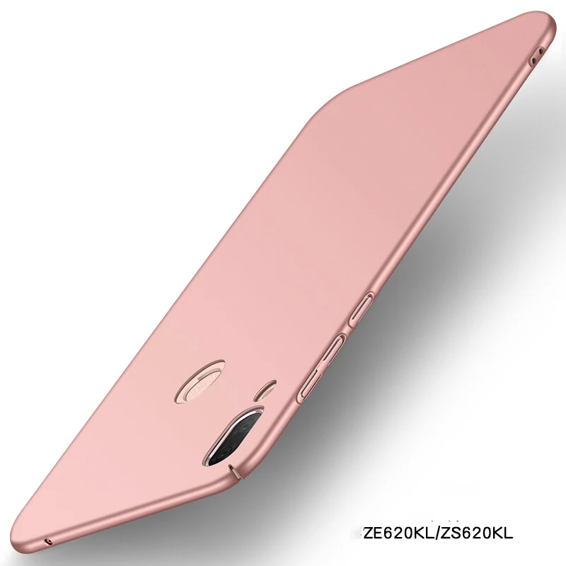 Rose Gold Чехол upaitou для ASUS Zenfone 5 5Z ZS620KL ZE620KL Чехол Ультра Тонкий жесткие ПК-Чехлы для ASUS Zenfone 5 ZE620KL задняя крышка - Цвет: Rose Gold