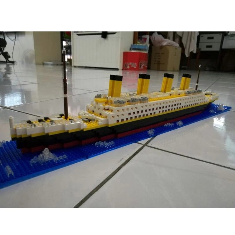 3D Модель YZ 66503 из фильма Титаник корабль лодка Iceverg сделай сам 1860 шт. маленькие
