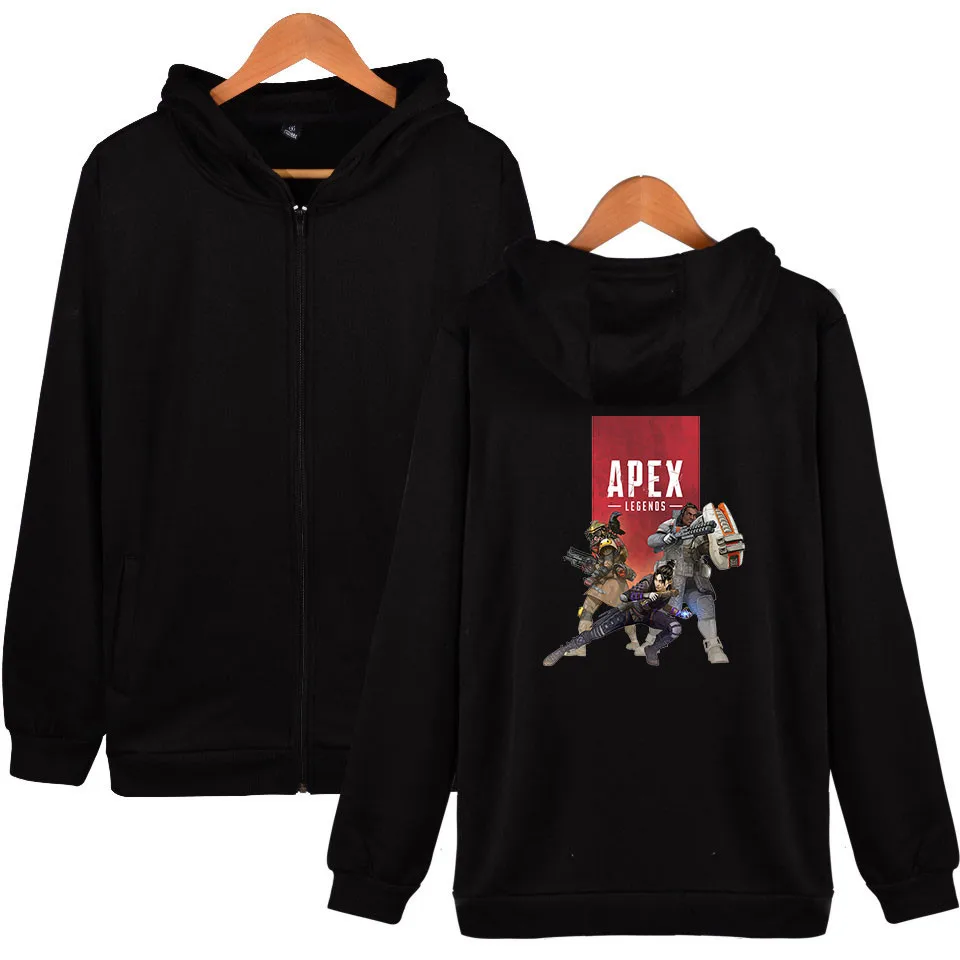Толстовка Apex Legends на молнии брендовая мужская куртка Battle Royale толстовка с длинным