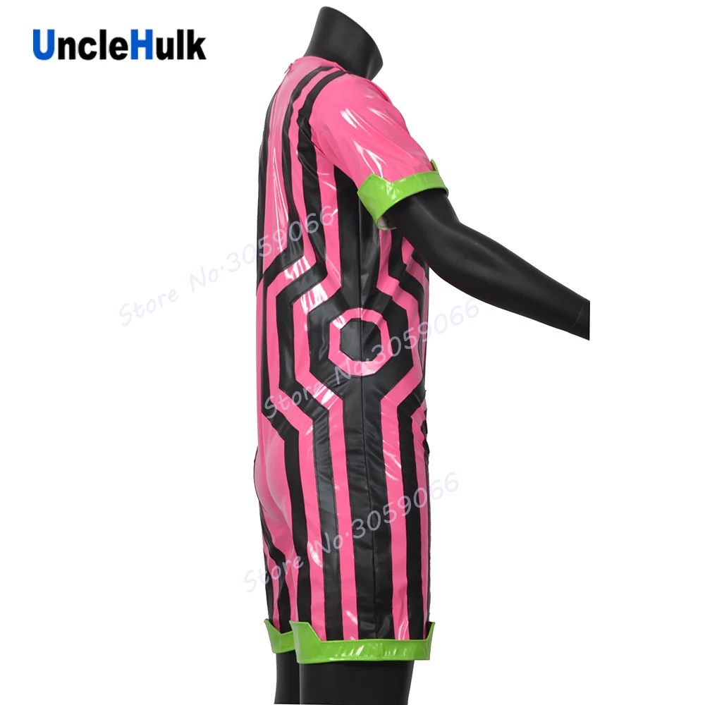Костюм Kamen Rider Ex-Aid-розовый фон и черные полосы | UncleHulk Тематическая одежда униформа