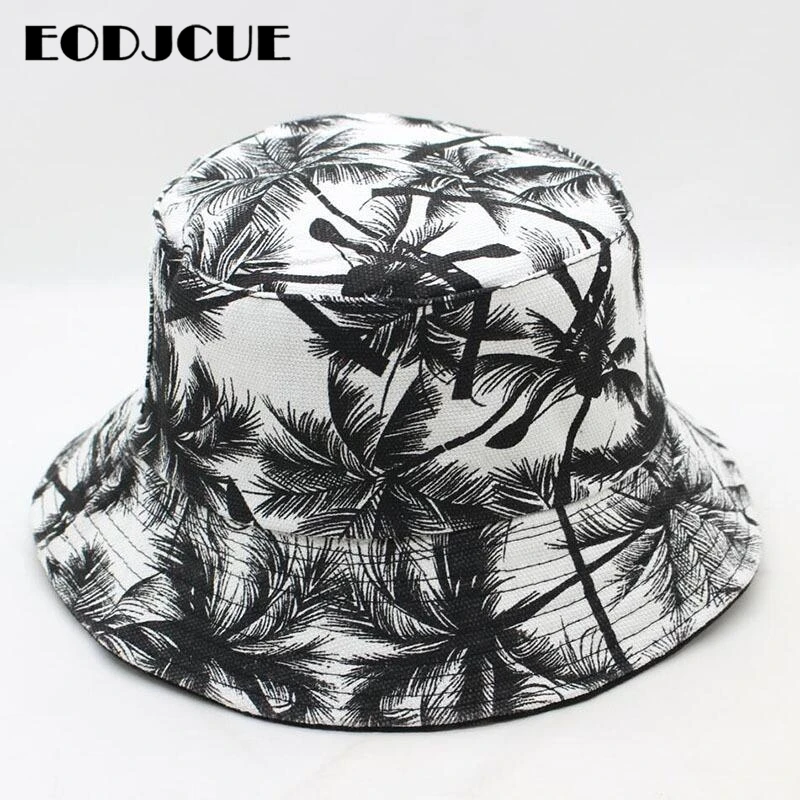 Панама двусторонняя с 3D принтом для мужчин и женщин модная пляжная шляпа от