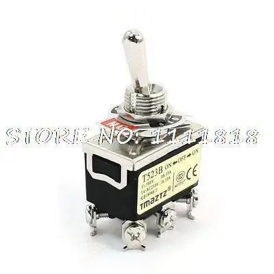 380 В 15 Ампер запирающий привод DPDT ВКЛ/ВЫКЛ/вкл три 2-позиционный рычажный