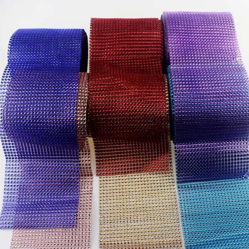 24 строк стразы на сетчатой основе отделкой лента для свадебных торжеств