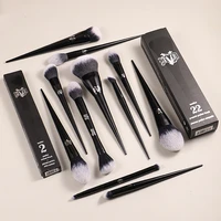 professional 10pcs makeup brushes set cosmetic foundation powder blush concealer highlight beauty make up brush tools kit