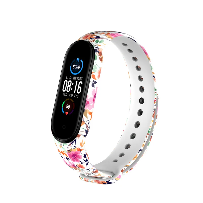 1 шт. браслет для Xiaomi Mi Band 6 ремешок Miband6 Miband 5 Correa силиконовый NFC аксессуары Сменный