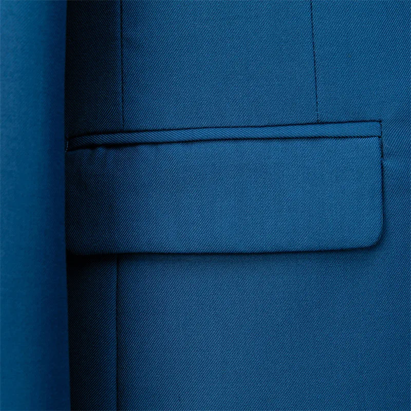 

Classic Men's Suit Set 2021 High-end Customized Solid Color Slim Business Dress Groom Wedding Clothing High Quality Tuxedo /2pcs