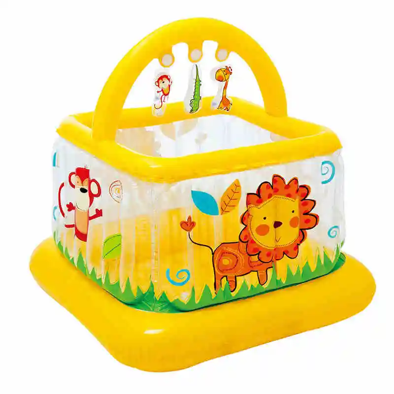 

trampoline inflatable bouncer bouncy castle jumping bed Inflatable baby Trampoline with Enclosure Net