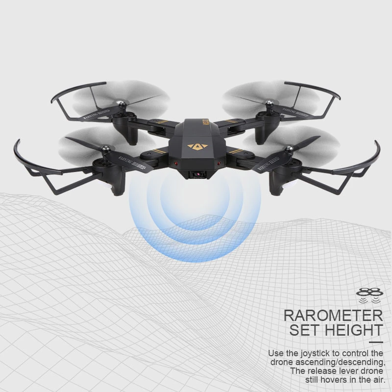 VISUO RC Дрон XS809W XS809HW мини складной селфи-Дрон с Wi-Fi FPV 0.3MP или 2MP камерой удержание