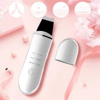 dots remove ultrasonic galvanic beauty scrubber skin instrument facial deep clean face cleaning peeling blackhead remov