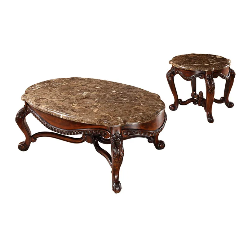 

Marble top coffee table and end table small table Журнальный столик и торцевой столик GH64.1