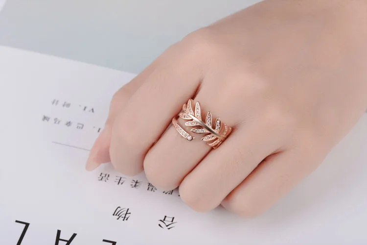 925 пробы серебряные кольца для женщин мозаика из фианита регулируемые S R205|Кольца|