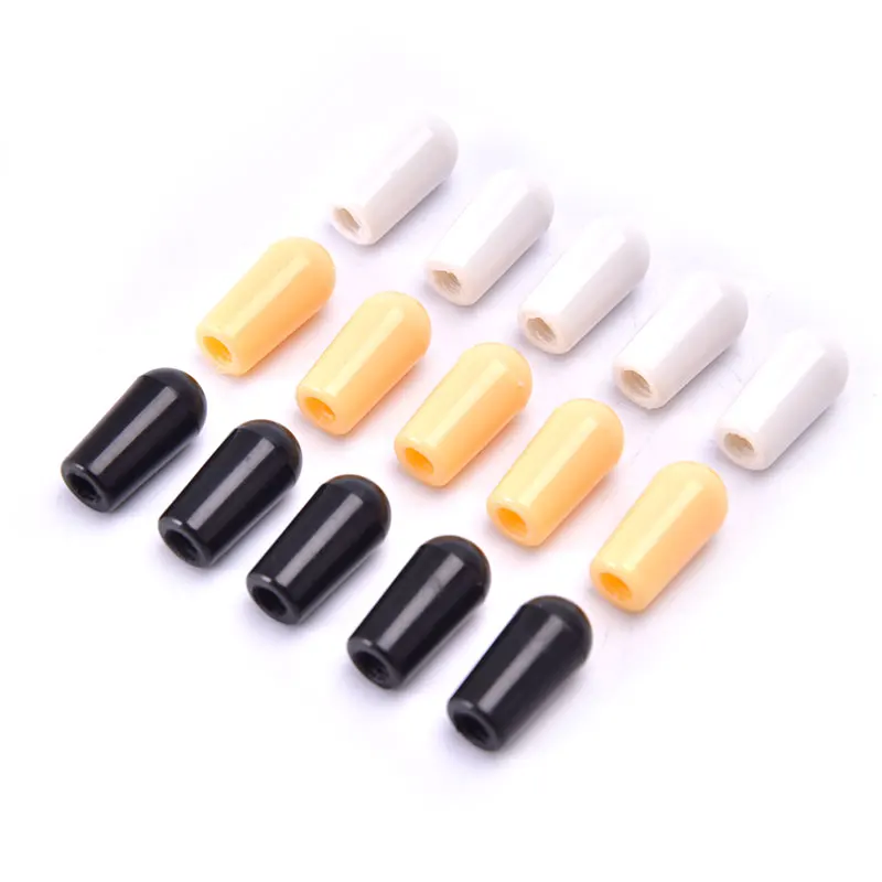 

5 Pcs Plastic 3 Way Toggle Tip Knobs Switch Tip 3 Way Selector for Fender Telecaster Guitar Replacement Parts