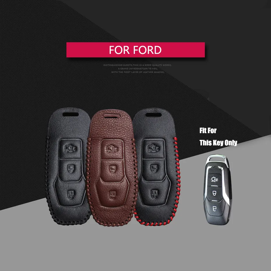 Для Ford Mondeo 2013 чехол для ключей брелок кожаный брелок-чехол дистанционного ключа