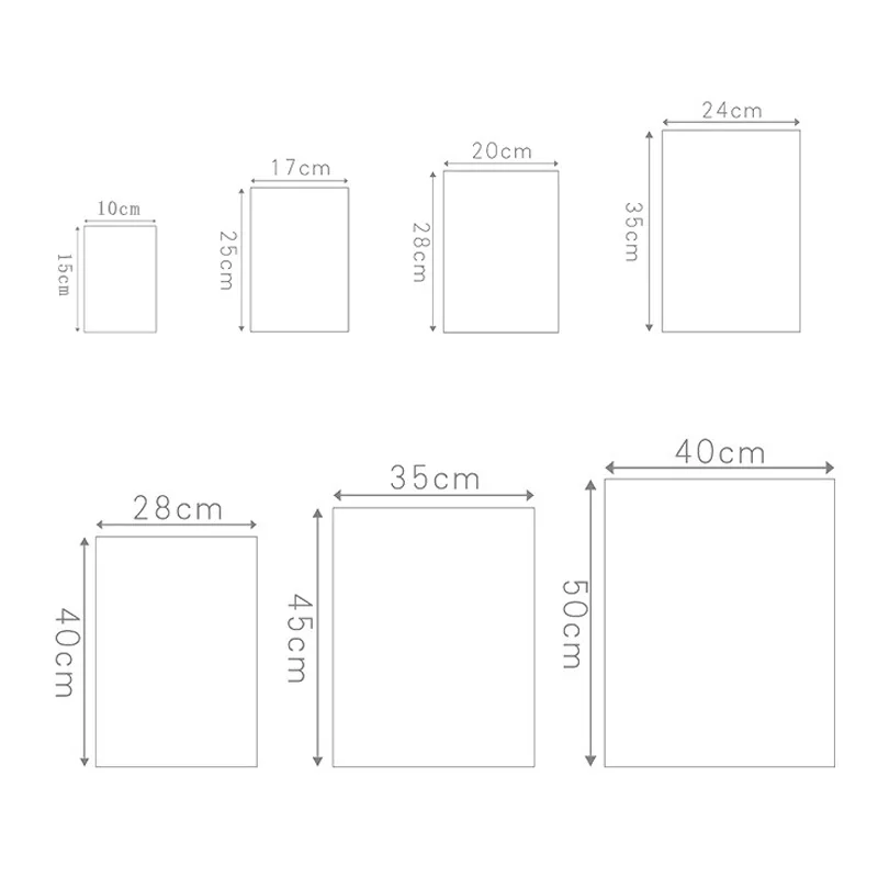 10 шт./компл. многофункциональная сумка для хранения в помещении матовая
