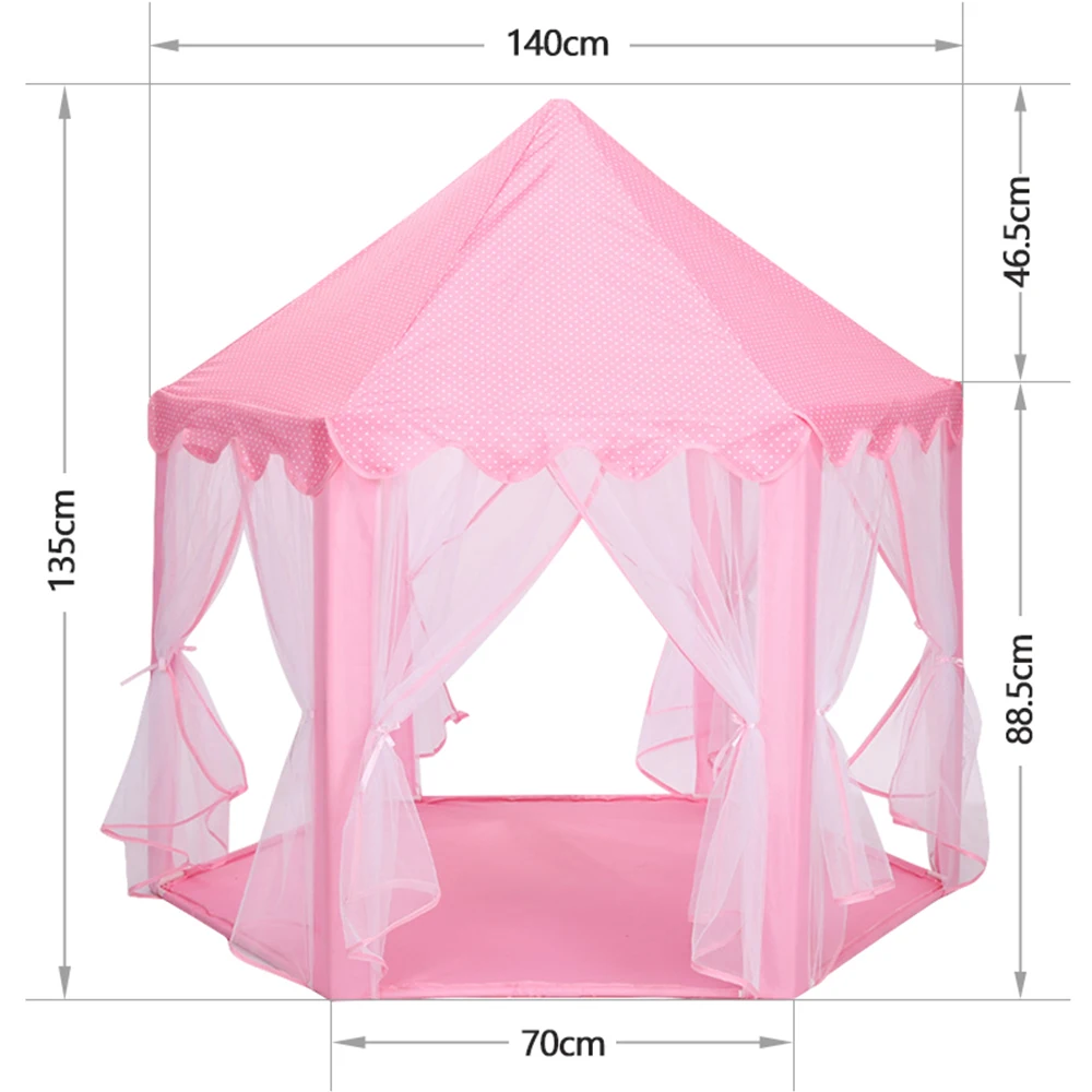 children princess castle tents portable indoor outdoor teepee tent for kids folding play tent house baby balls pool playhouse free global shipping