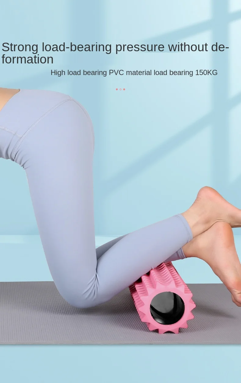 

Foam Roller Muscle Relaxation Skinny Leg Spiked Club Massage Roller Rolling Back Yoga Wand Roller