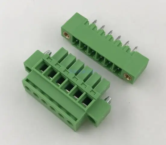 10 наборов боковая Вертикальная Клеммная колодка с ушным фланцем фиксированная