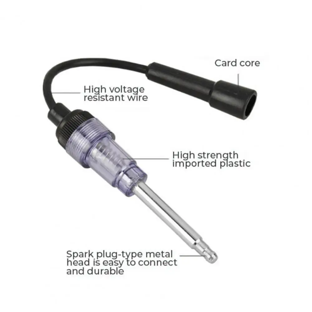 Car Spark Plug Tester Accurate Universal High Voltage Resistance Metal Stable Ignition Diagnostic for Accessories | Автомобили и
