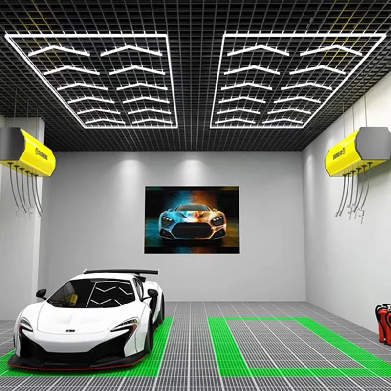 Модный по уходу за автомобилем машина бар светодиодная лампа для мастерской