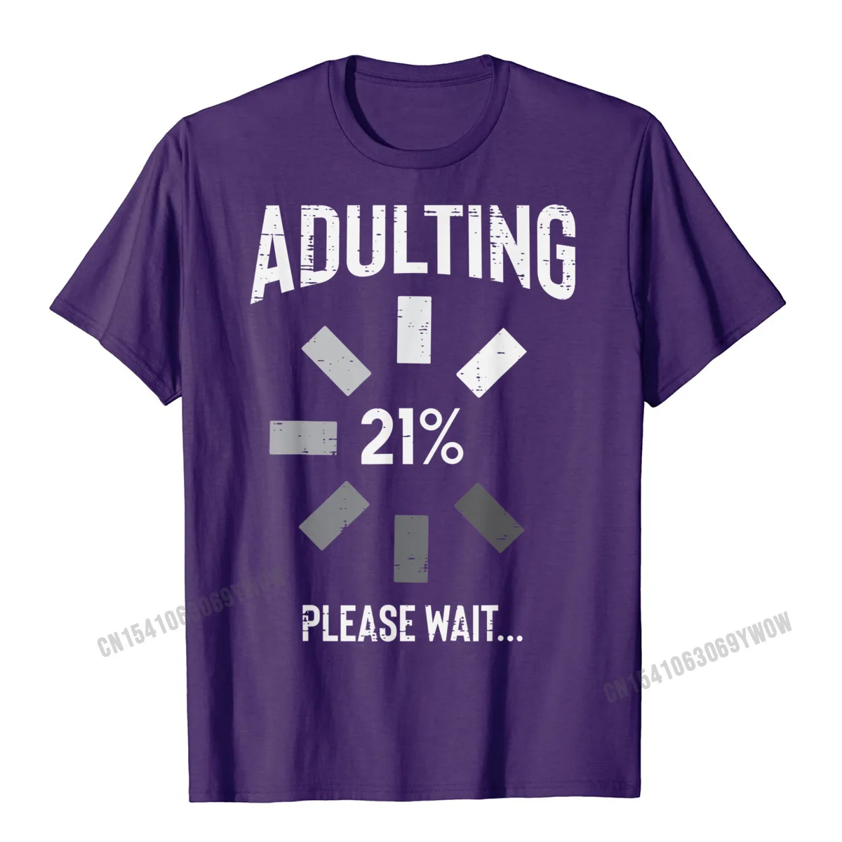 Футболка мужская с надписью пожалуйста подождите 21 день рождения|Мужские