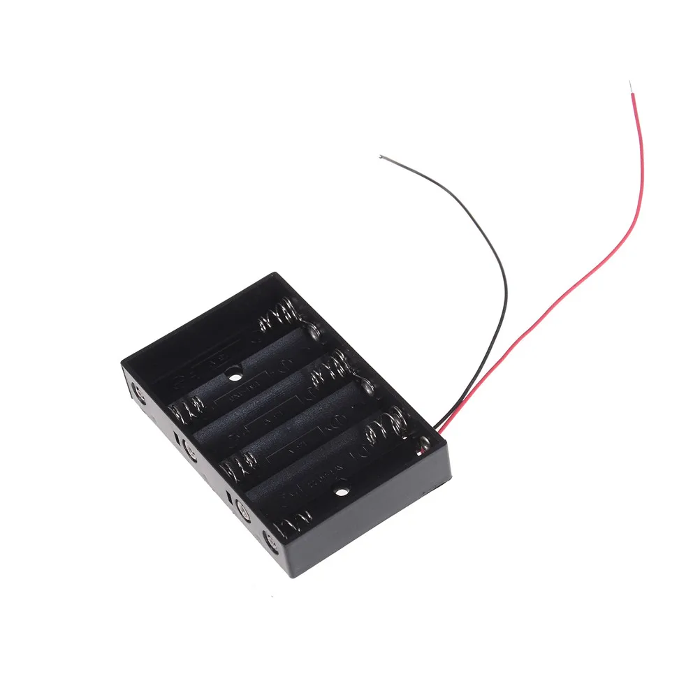 

1PCS Plastic ABS 6 X 1.5V AA CELL Battery Holder Storage Box Standard Case 58.03*47.33*29.87mm