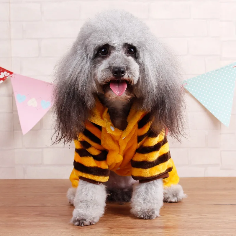 Новый флисовый костюм для собаки кошки теплая зимняя одежда костюмированной