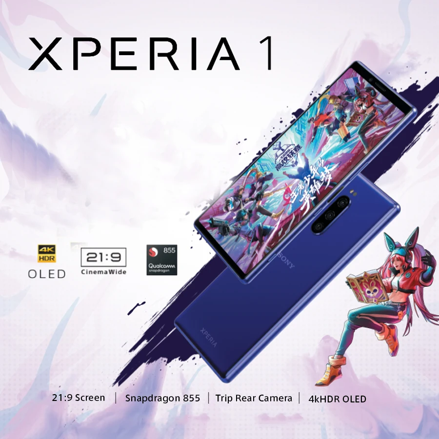 Новинка оригинальный телефон Sony Xperia 1 J9110 мобильный 6 ГБ 128 Восьмиядерный