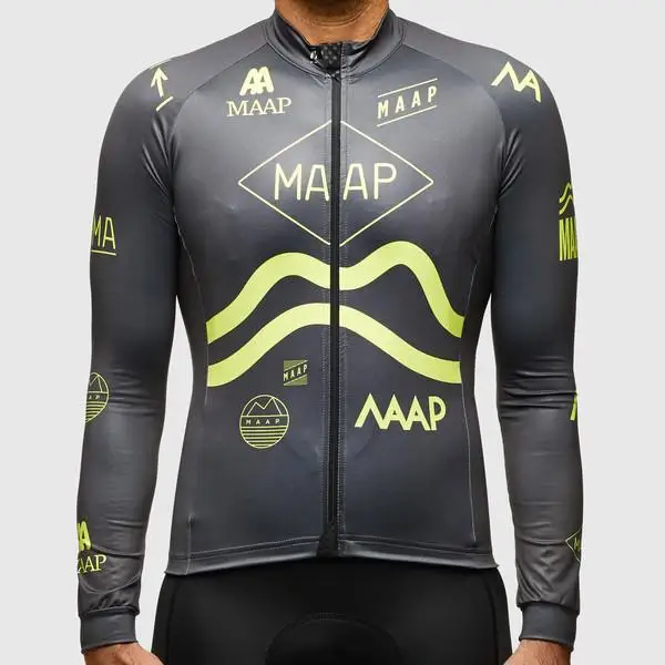 jersey Maap рубашки для велоспорта мужские велосипедные Джерси Зимние флисовые Майо комплект для велоспорта Майо ciclismo invierno hombre camisa ciclismo masculina - Цвет: jersey