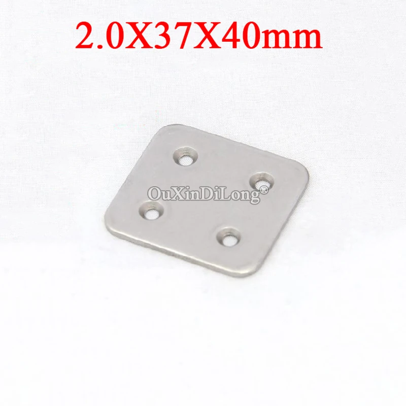 Новые 50 шт 304 из нержавеющей стали с плоским углом угловые скобки сборка мебели