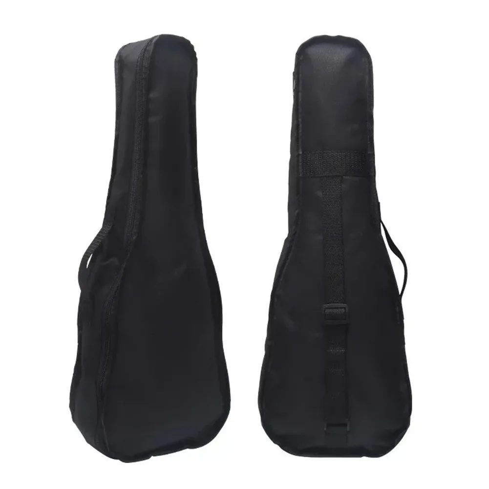 

23/26 Inch Waterproof Ukulele Bag Black Portable Soft Case Monolayer Bags Single Shoulder Backpack Padded Ukulele Accessories