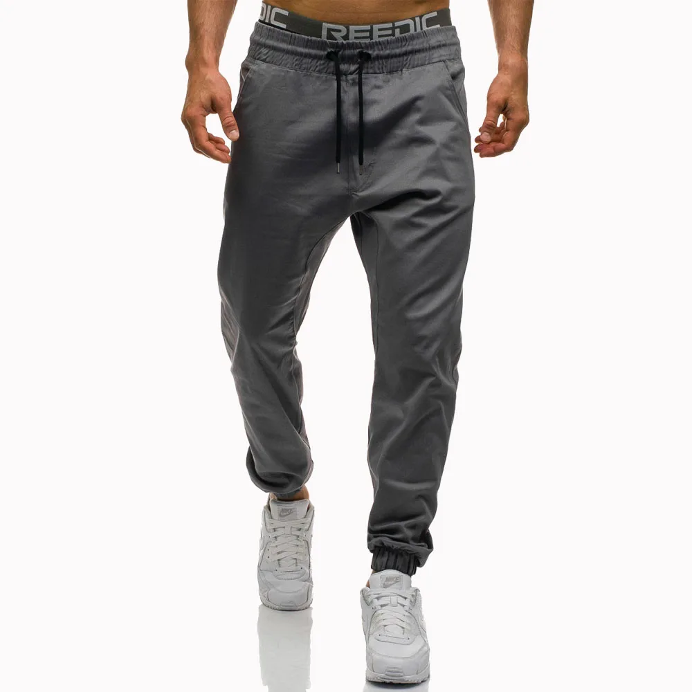 2019 Мужские штаны для бега фитнеса повседневные тренировок спортивная одежда