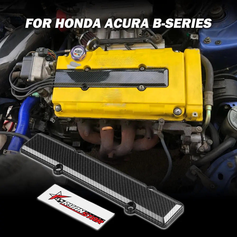 Ryanstar 1 шт. карбоновое волокно ABS Крышка зажигания B-серия для Honda Civic B16 B18 EA001-C |