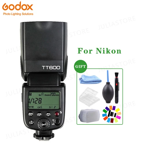 3 шт. Godox Thinklite TT600 TT600S камера вспышка рассеиватель+ X1T-N передатчик триггер для Nikon DSLR камера s - Цвет: TT600 for Nikon
