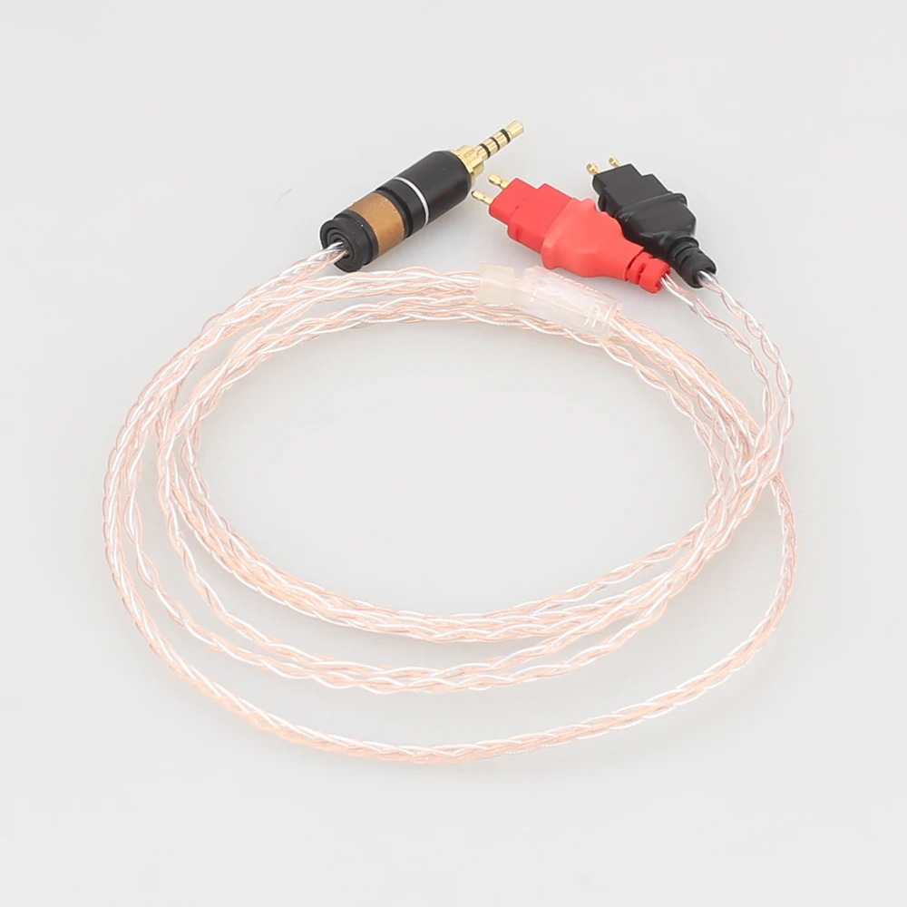 Audiocrast 2 5 XLR 8 ядер OCC посеребренный смешанный кабель для наушников Sennheiser HD25-1 SP HD650