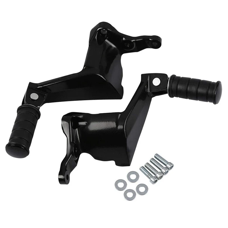 

Gloss Black Passenger Pegs Pedal Footpegs Mount for Victory Vegas Kingpin Boardwalk Gunner High Ball