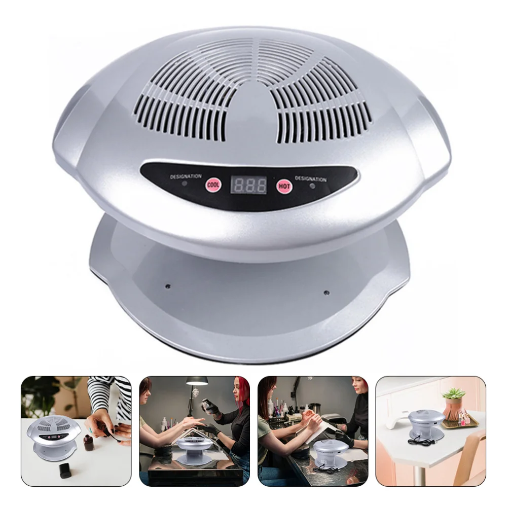 

400W Air Nail Dryer Warm and Cool Portable Manicure Pedicure Dryer with Plug