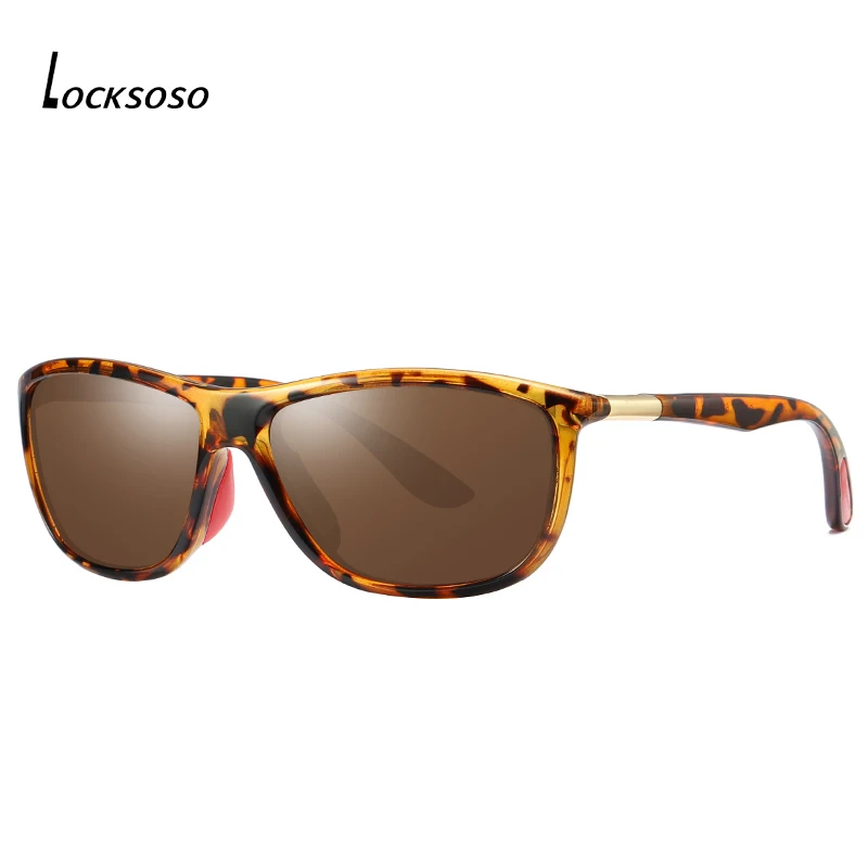 Солнцезащитные очки LOCKSOSO Мужские поляризационные Uv400 винтажные брендовые